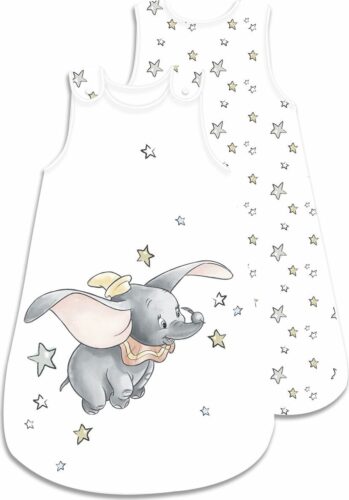 Dumbo Dětský fusak Dumbo Ložní prádlo bílá/šedá