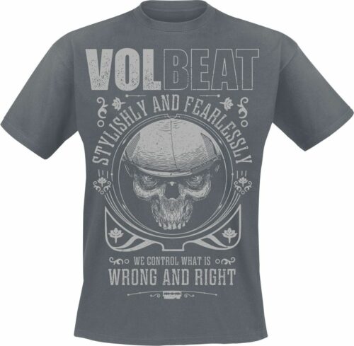 Volbeat Wrong & Right tricko charcoal