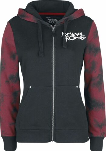 My Chemical Romance EMP Signature Collection dívcí mikina s kapucí a zipem cerná/cervená