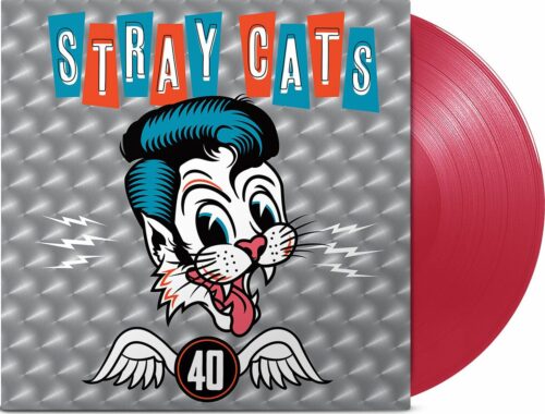 Stray Cats 40 LP červená