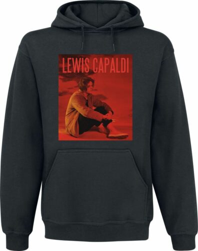Lewis Capaldi Album Cover mikina s kapucí černá