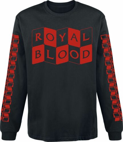 Royal Blood (Band) Domino Logo tricko s dlouhým rukávem černá