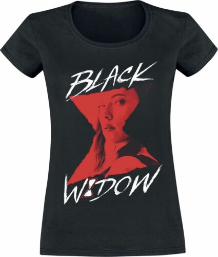 Black Widow Natasha Romanoff dívcí tricko černá