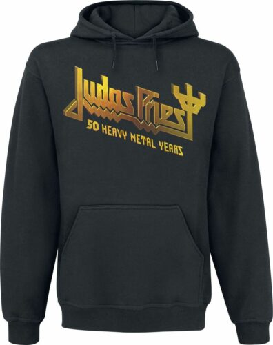 Judas Priest 50 Years Anniversary 2020 mikina s kapucí černá
