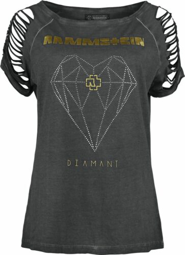 Rammstein Diamant dívcí tricko tmavě šedá