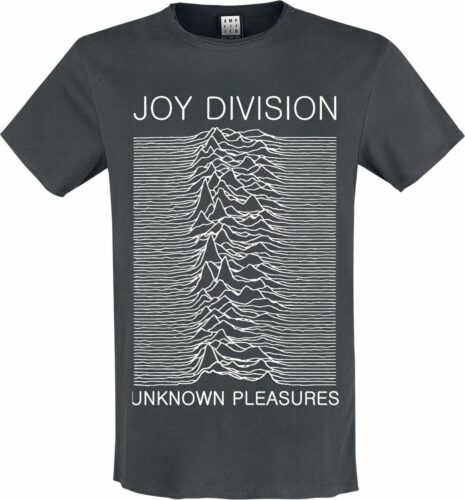 Joy Division Amplified Collection - Unknown Pleasures tricko charcoal