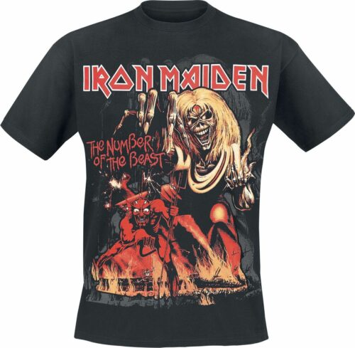 Iron Maiden Number Of The Beast Graphic tricko černá