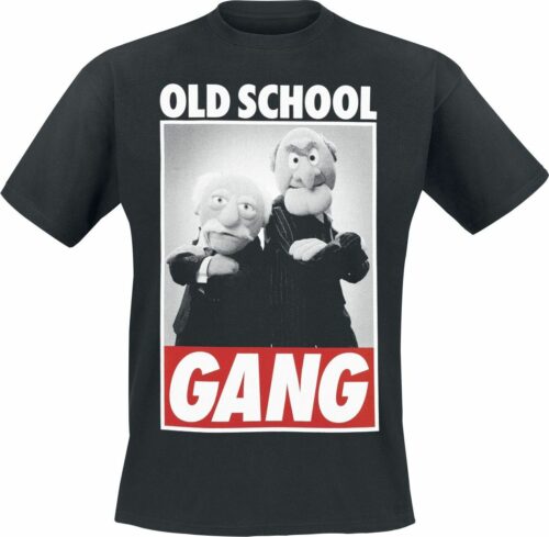 The Muppets Old School Gang tricko černá
