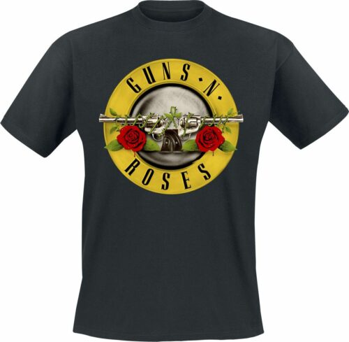 Guns N' Roses Distressed Bullet tricko černá