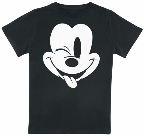 Mickey & Minnie Mouse Wink detské tricko černá