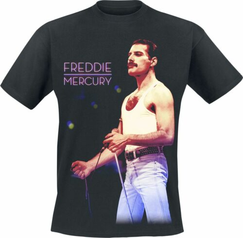 Queen Freddie Mercury - Mic Photo tricko černá