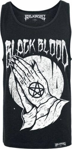 Black Blood Praying Hands tílko černá