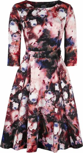 H&R London Barevné šaty Mon Amour šaty vícebarevný
