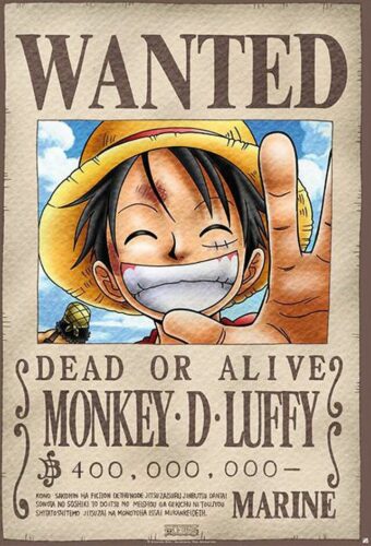 One Piece Wanted plakát standard