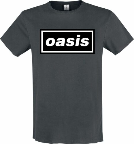 Oasis Amplified Collection - Logo tricko charcoal