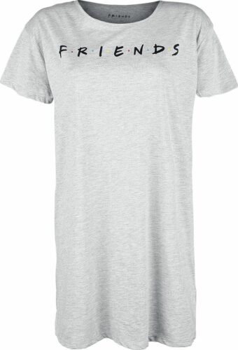 Friends Logo noční košile smíšená svetle šedá