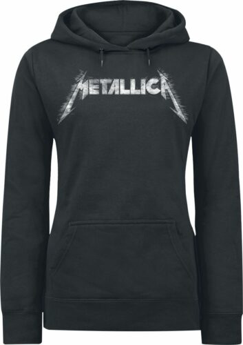Metallica Spiked dívcí mikina s kapucí černá
