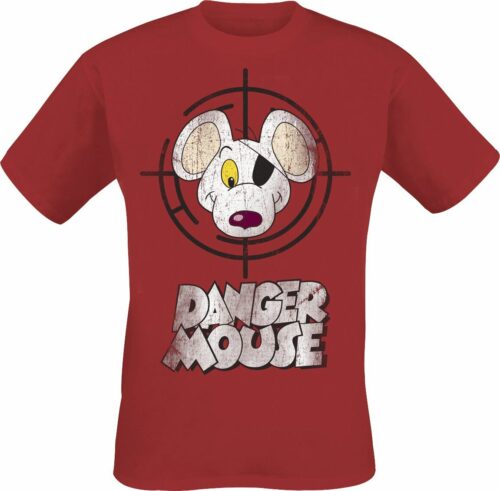 Danger Mouse Target Practice tricko červená
