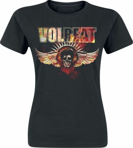 Volbeat Burning Skullwing dívcí tricko černá