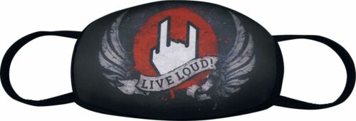EMP Live Loud maska Černá / šedá / červená