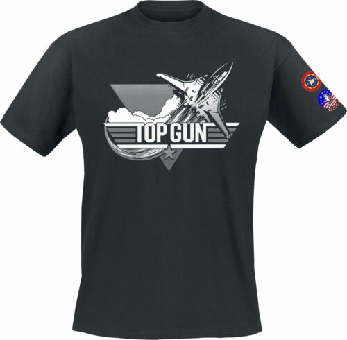 Top Gun Tomcat tricko černá