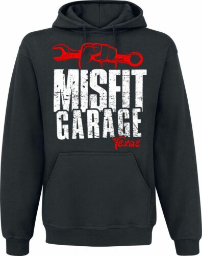 Misfits Garage Wrench Power mikina s kapucí černá