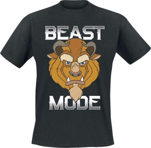 Kráska a zvíře Beast Mode! tricko černá