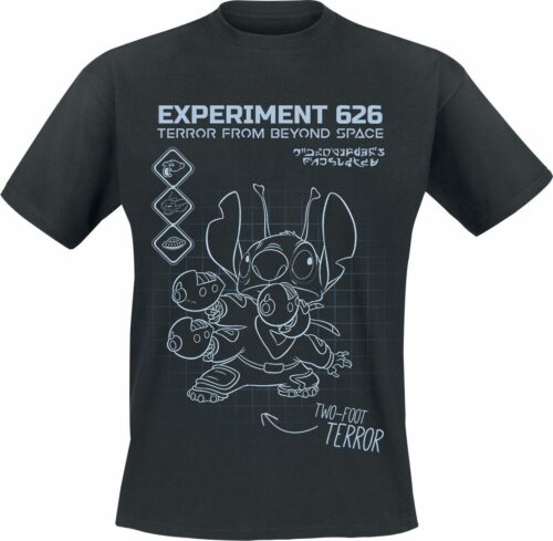 Lilo & Stitch Experiment 626 tricko černá