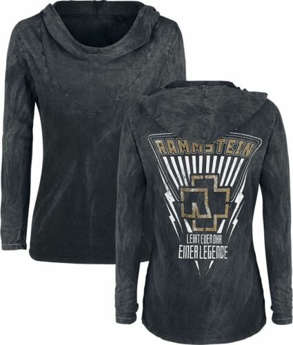 Rammstein Legende dívcí triko s dlouhými rukávy tmavě šedá