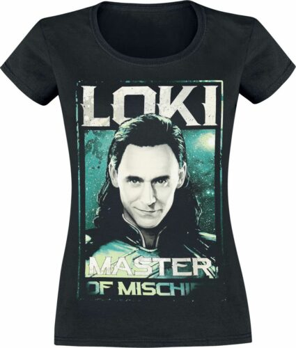 Loki Master Of Mischief dívcí tricko černá