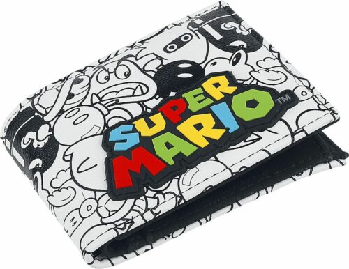 Super Mario Logo Peněženka vícebarevný
