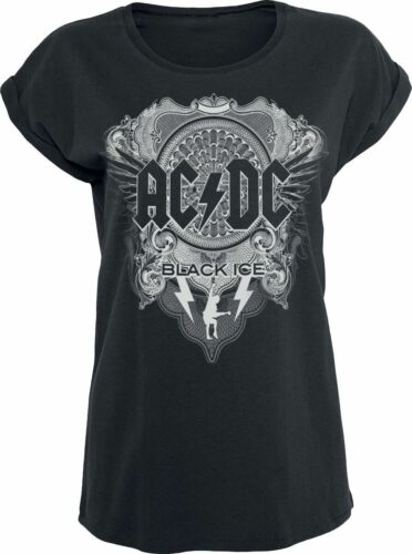 AC/DC Black Ice dívcí tricko černá