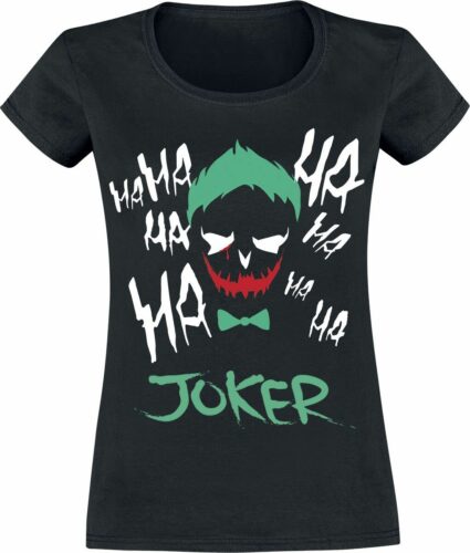 Suicide Squad Joker Icon dívcí tricko černá