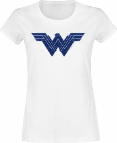 Wonder Woman Logo dívcí tricko bílá