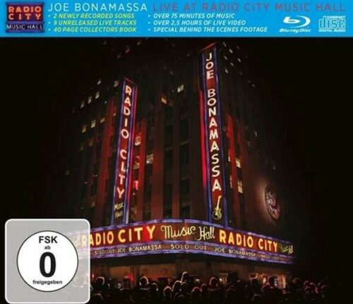 Joe Bonamassa Live at Radio City Hall Blu-ray & CD standard