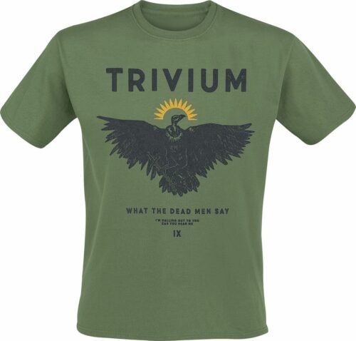 Trivium Vulture - What The Dead Men Say tricko olivová
