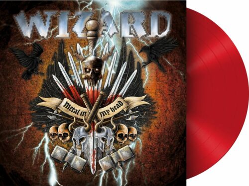 Wizard Metal in my head LP červená
