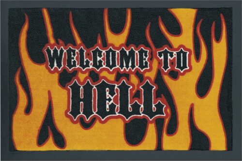Welcome To Hell Rohožka černá
