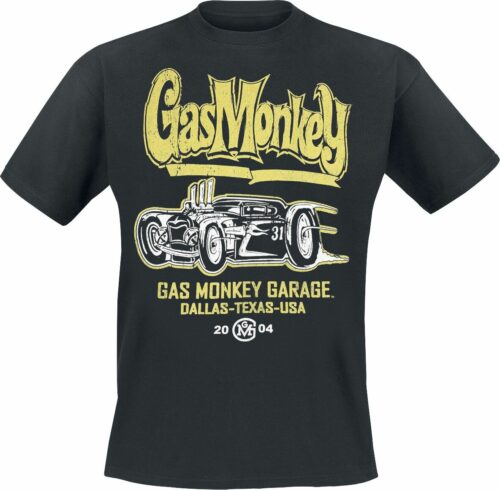 Gas Monkey Garage Hot Rod tricko černá