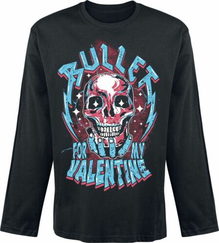 Bullet For My Valentine Crystal Skull tricko s dlouhým rukávem černá
