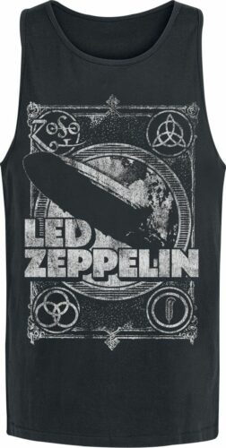 Led Zeppelin Vintage Print LZ1 tílko černá