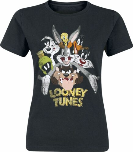 Looney Tunes Bugs & Co dívcí tricko černá