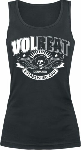 Volbeat Skullwing Ribbon dívcí top černá