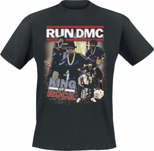 Run D.M.C. King Of Rock tricko černá