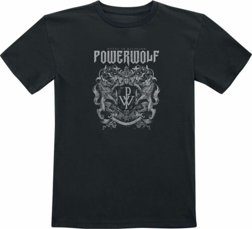 Powerwolf Crest detské tricko černá