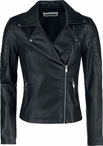 Noisy May Rebel PU Jacket dívcí bunda černá