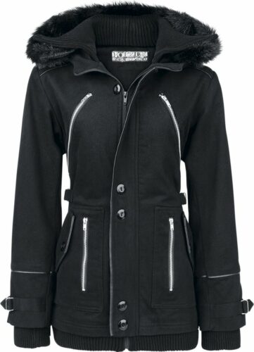 Poizen Industries Chase Coat dívcí zimní bunda černá