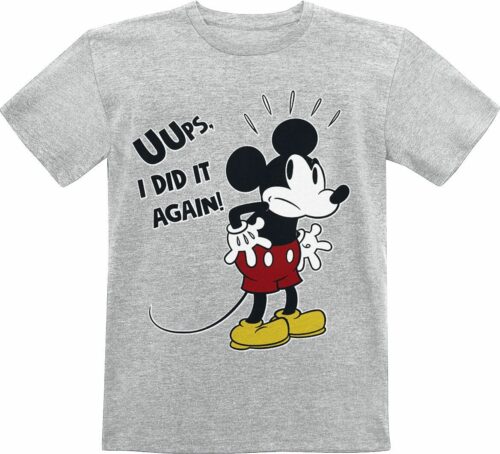 Mickey & Minnie Mouse Uups I Did It Again detské tricko prošedivelá
