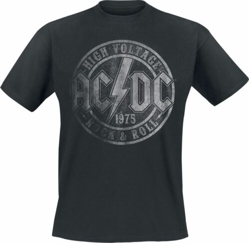 AC/DC High Voltage 1975 tricko černá