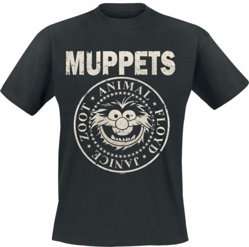 The Muppets Animal - Rock ´n Roll tricko černá